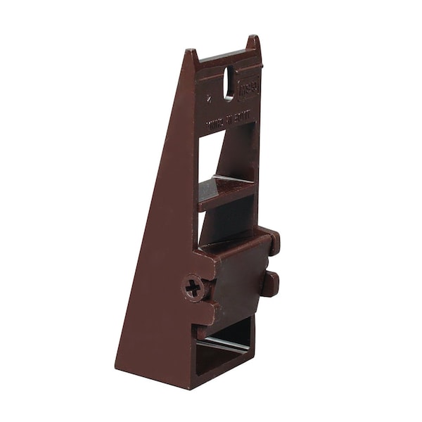 Amerimax Home Products Amerimax 11 in. H X 8 in. W X 7 in. L Brown Vinyl U Fascia Fixer T1539 - main